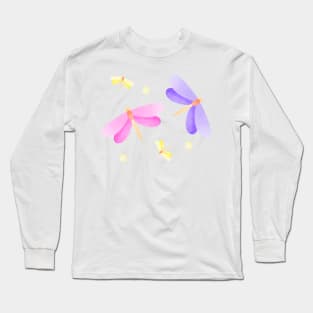 Watercolor dragonfly Long Sleeve T-Shirt